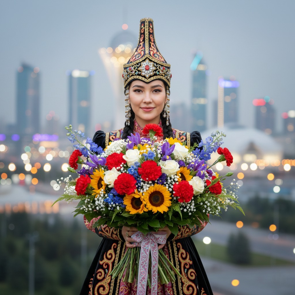 The best bouquet of Kazakhstan