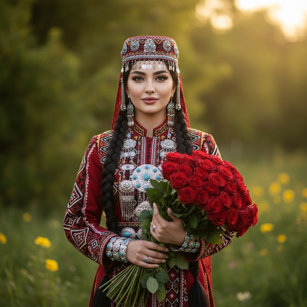 The best bouquet of Turkmenistan